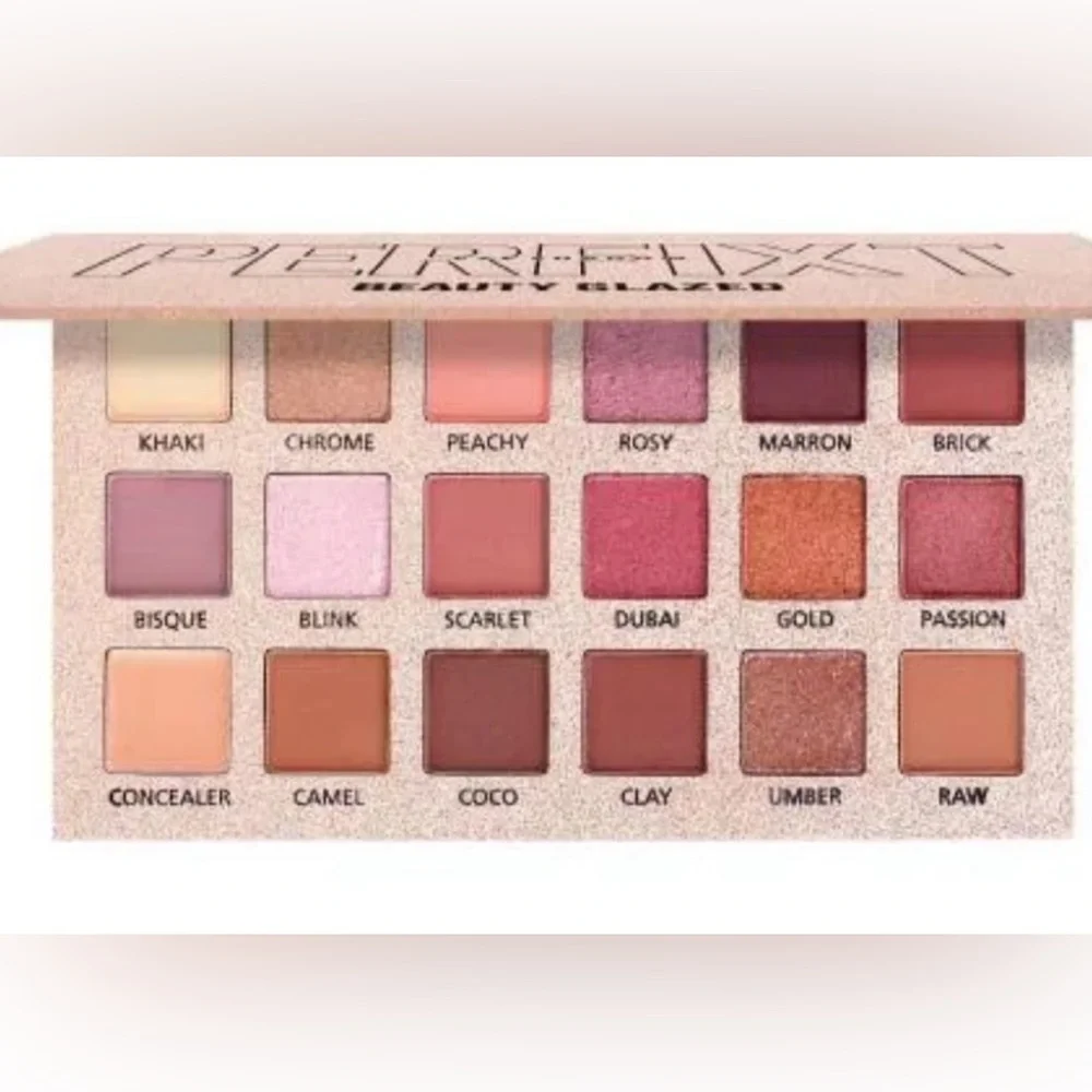 Beauty Glazed Perfect Eyeshadow Palette - Warm Pink & Rose Tones